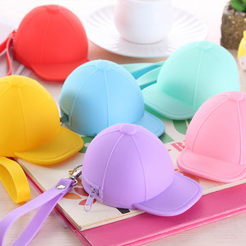 Baby Lane Cute Silicone Coin Purse – Candy Color Hat for Kids