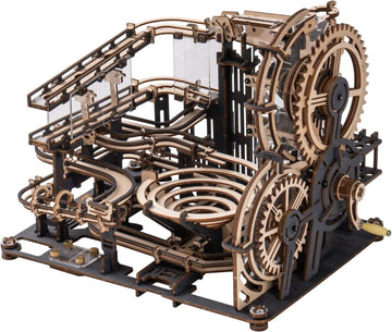 Baby Lane Robotime ROKR Marble Night City Model: Creative Wooden Puzzle for Kids