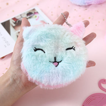 Baby Lane Kids' Cat Plush Wallet – Fun Cartoon Style for Children