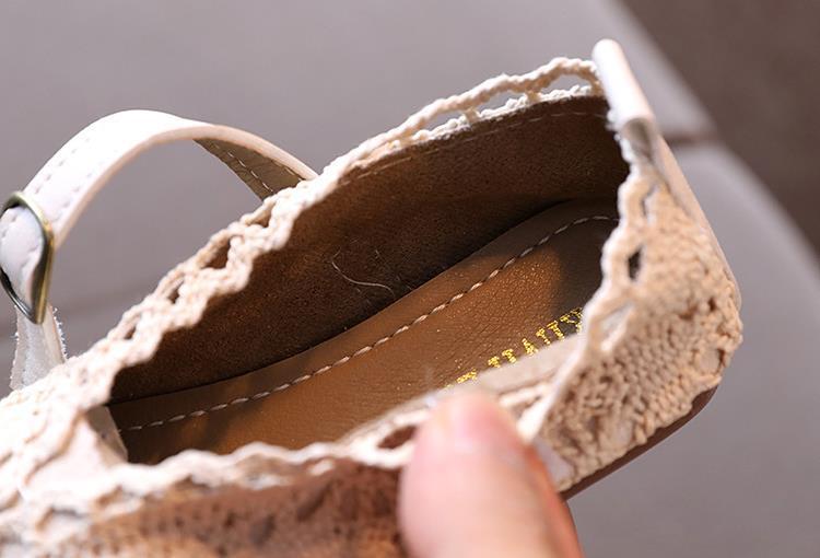 Baby Lane: Adorable Lace Woven Shoes for Girls – Soft Sole Flying Princess Sandals