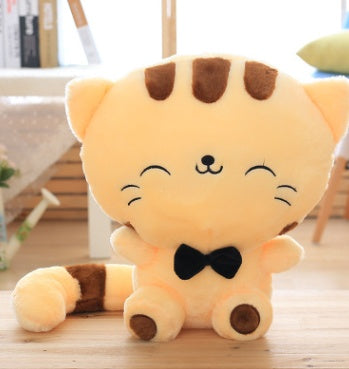 Babylane 45CM Colorful Cat Plush Toys | Cute Big Face Stuffed Animal Cushion