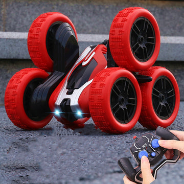 Baby Lane Remote Control Double-Sided Dump Truck: Stunt and Charge!
