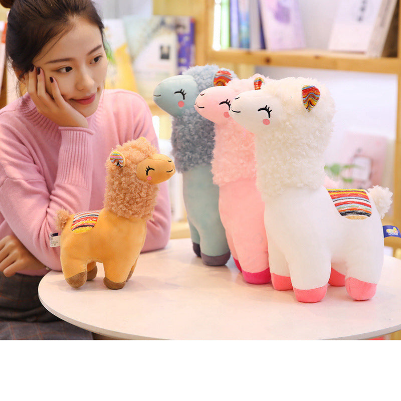 Babylane Llama Plush Doll | Soft Alpaca Stuffed Animal for Cuddly Fun