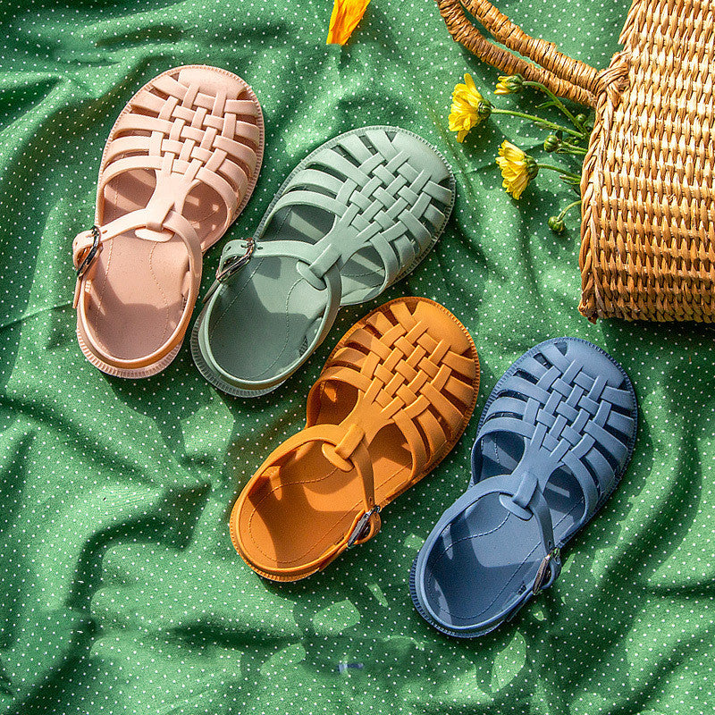 Baby Lane Cute Summer Baotou Princess Shoes – Soft Sole for Comfort!