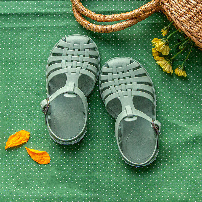 Baby Lane Cute Summer Baotou Princess Shoes – Soft Sole for Comfort!