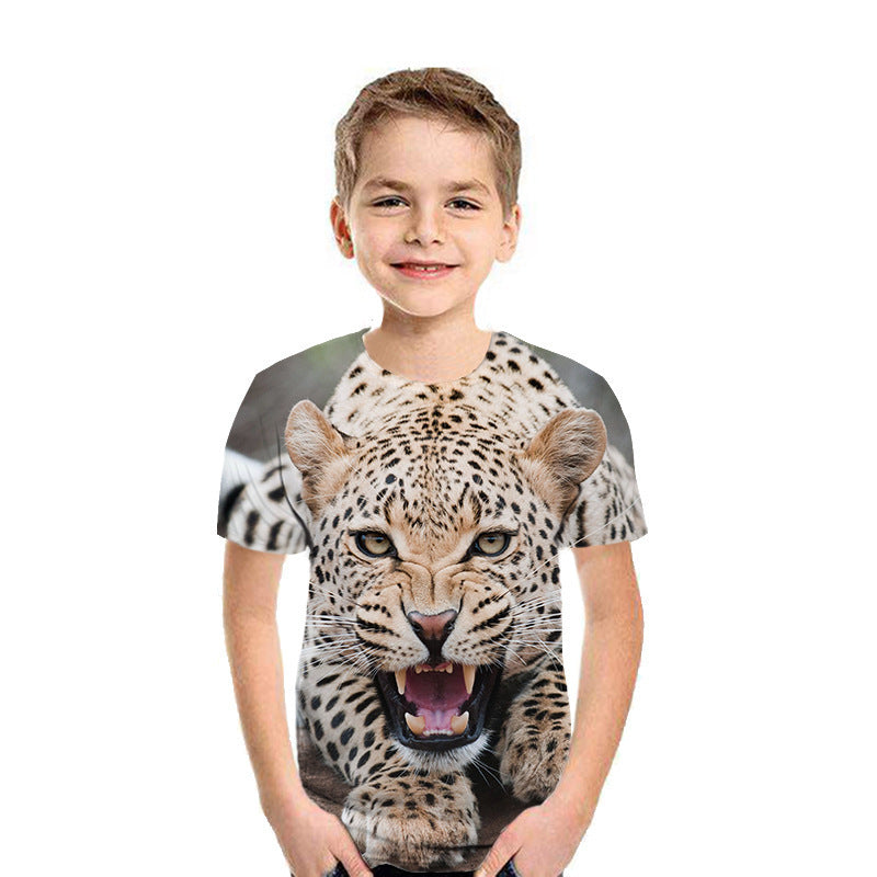 Babylane Kids' Fashion T-Shirt | 3D Digital Printing Short Sleeve Top