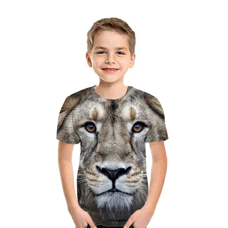 Babylane Kids' Fashion T-Shirt | 3D Digital Printing Short Sleeve Top
