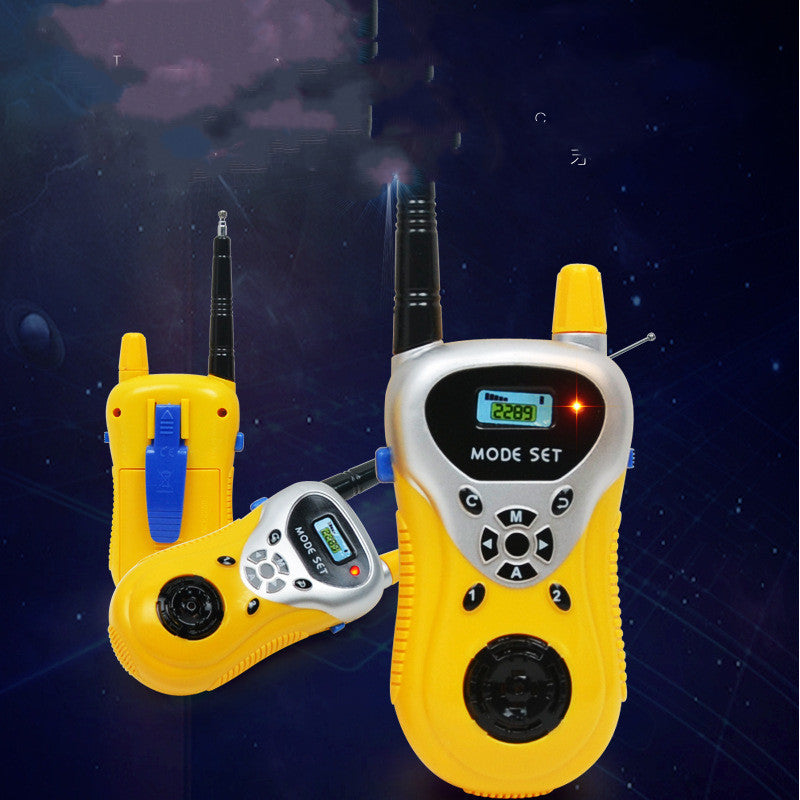 Baby Lane Cross-Border Mini Walkie-Talkie Toys: 2-Set Wireless Fun for Kids!