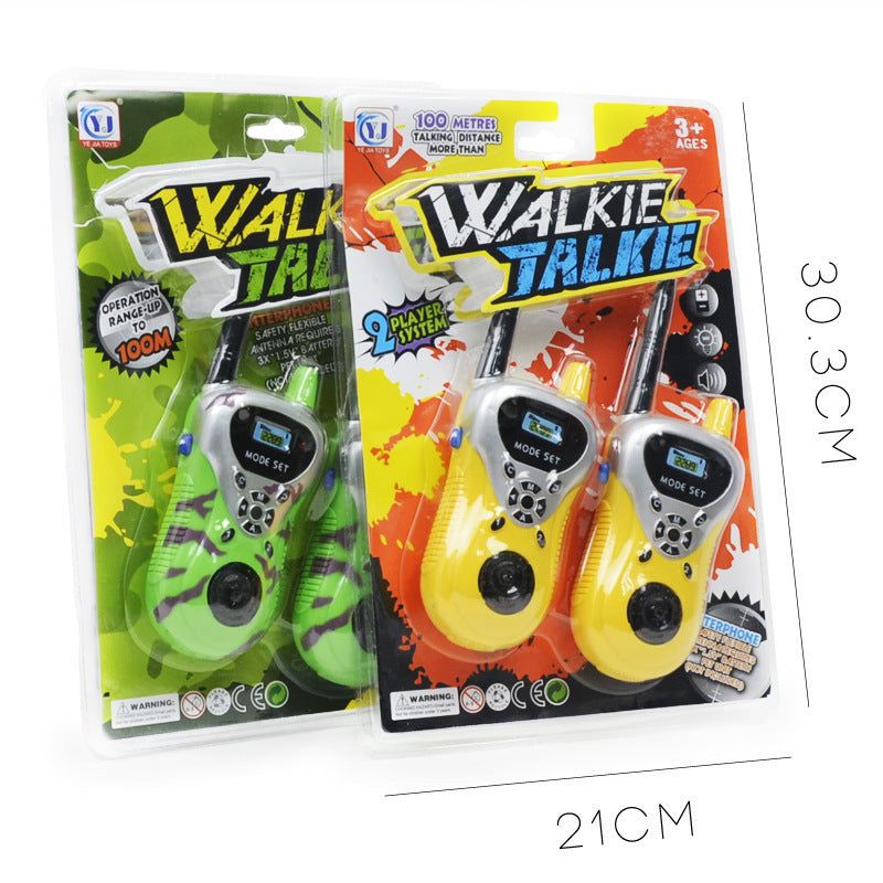 Baby Lane Cross-Border Mini Walkie-Talkie Toys: 2-Set Wireless Fun for Kids!