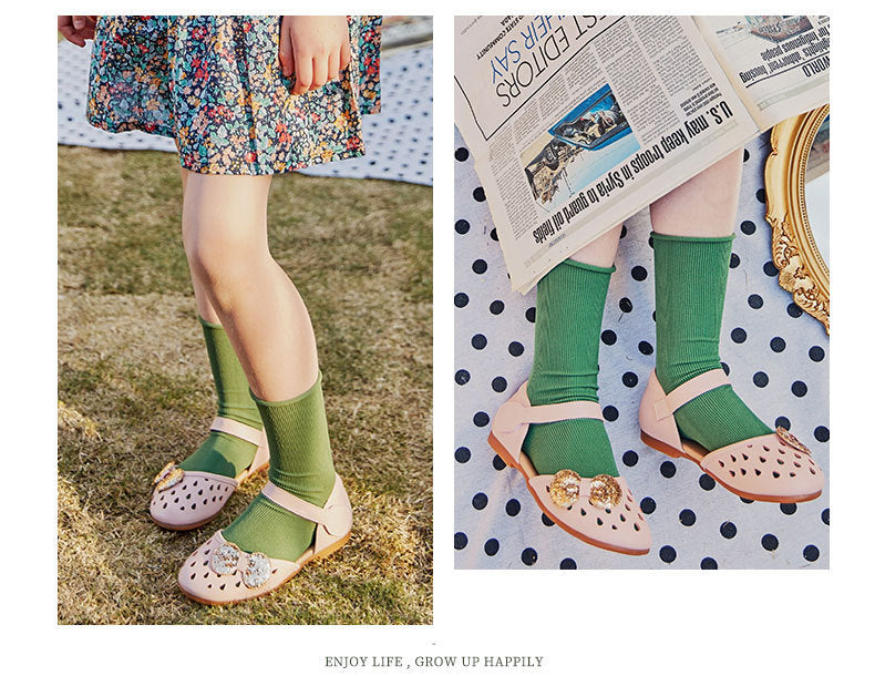 Baby Lane: Adorable Girls' Baotou Sandals – Soft Sole Summer Princess Shoes