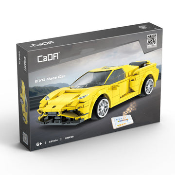 Baby Lane App-Controlled Blue Phantom Sports Car: Building Block Fun for Kids