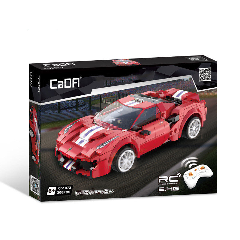 Baby Lane App-Controlled Blue Phantom Sports Car: Building Block Fun for Kids