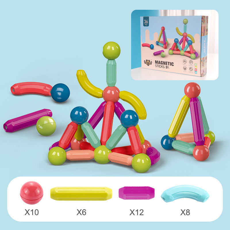 Baby Lane DIY Magnetic Construction Set: Fun Gift for Creative Children