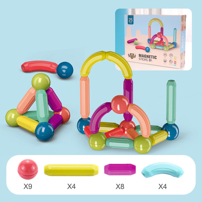Baby Lane DIY Magnetic Construction Set: Fun Gift for Creative Children
