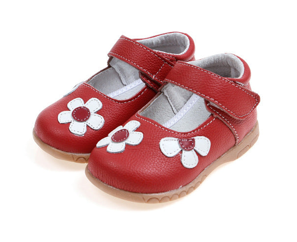 Baby Lane: Adorable Korean Princess Shoes – Cowhide Leather for Children