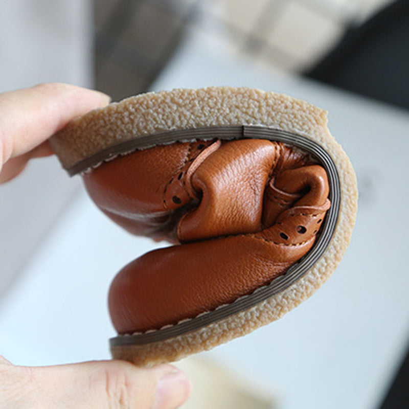 Baby Lane Girls' Black Leather Princess Shoes – Perfect for Any Occasion!