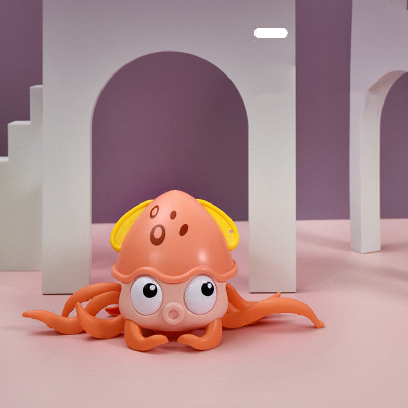 Baby Lane: Dual-Purpose Octopus Clockwork Bath Toy – Perfect for Water and Land Play