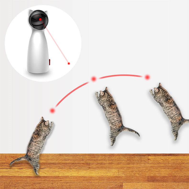 Baby Lane Smart Automatic Cat Toys: LED Laser Teasing Fun for Pets