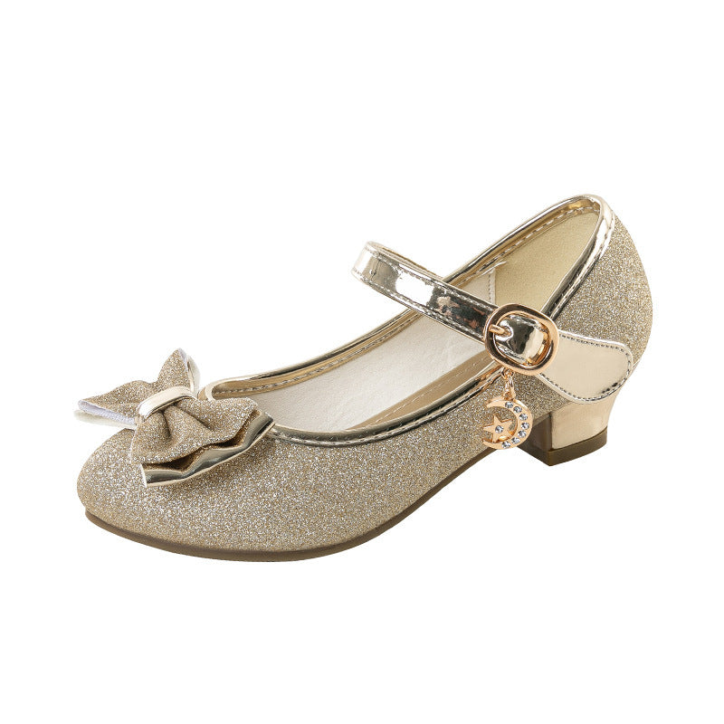 Baby Lane: Discover Stylish Simple Crystal Leather Shoes for Girls