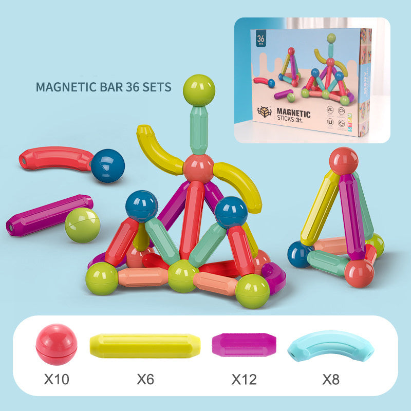 Baby Lane Magnetic Toy Bricks: Engaging Building Set for Kids