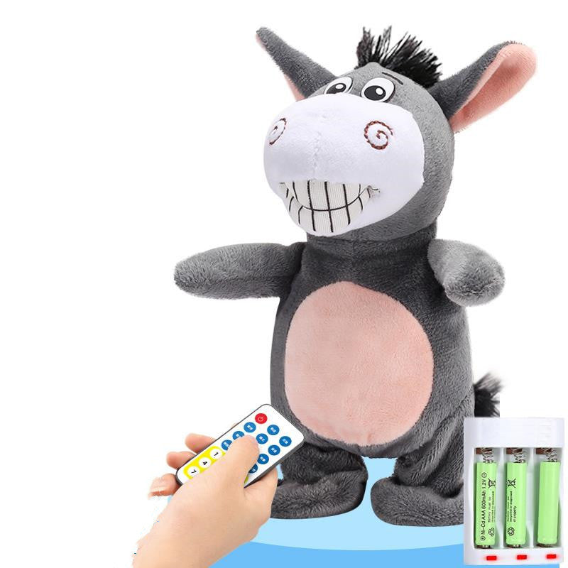 Baby Lane Talking Robot Donkey: Plush Toy that Walks, Sings, and Speaks!