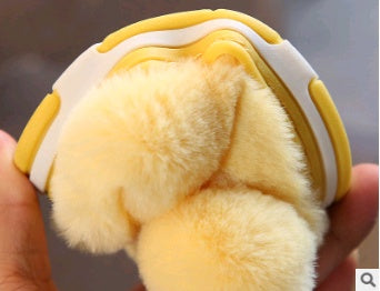 Baby Lane: Cartoon Cotton Slippers for Kids – Cozy Yellow Duck Design