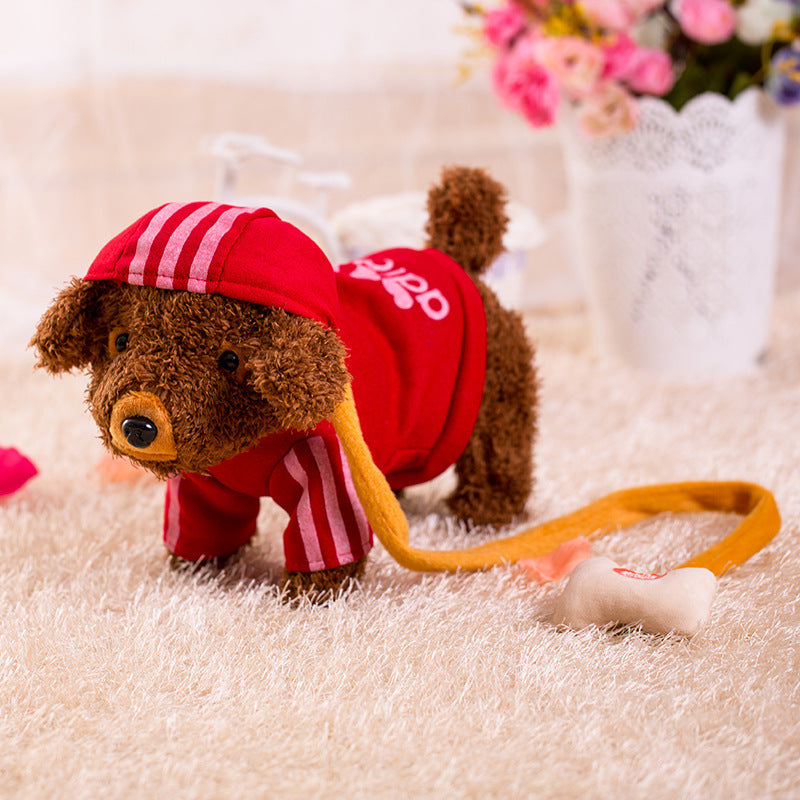Baby Lane Remote Control Plush Dog: 48-in-1 Creative Electric Pet Toy!