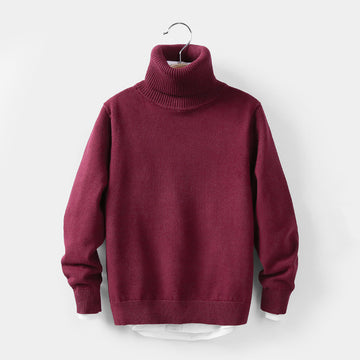 Babylane Children's High-Neck Knitwear | Cozy Sweater for Fall and Winter