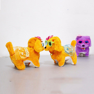 Baby Lane Teddy Robot Dog: Simulation Walking Puppy with Rope!