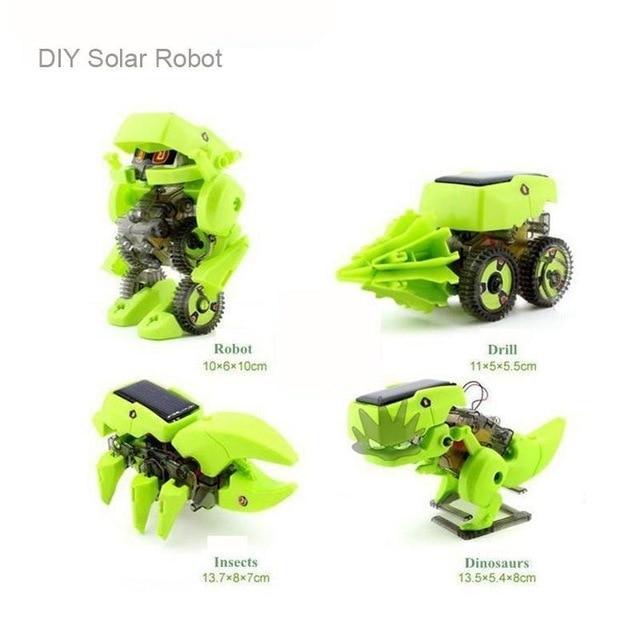 Baby Lane Transforming DinoRobot: DIY 4-in-1 High-Tech Solar Powered Toy!