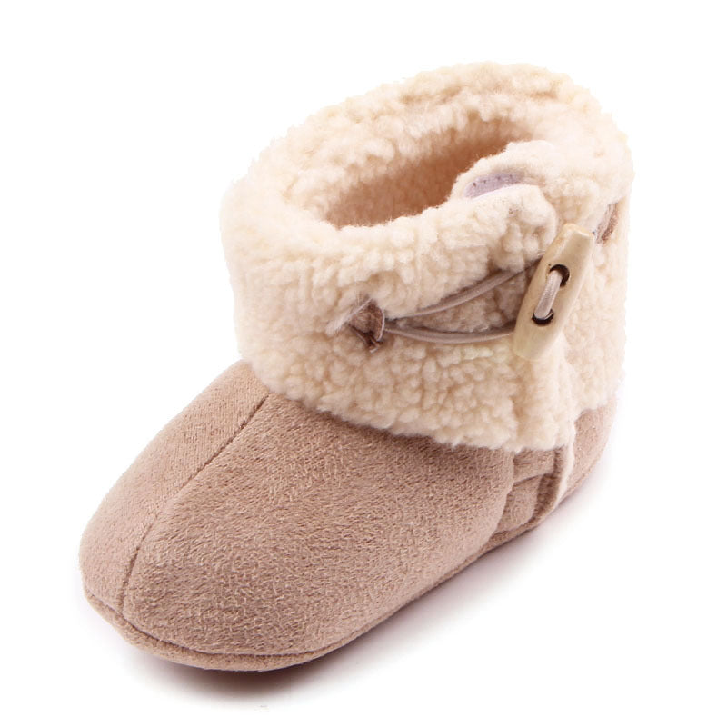 Babylane MR0652 Warm Winter Baby Shoes | Wholesale Toddler Buckle Footwear