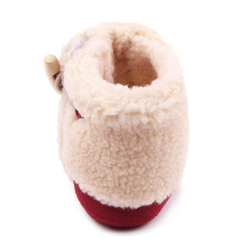Babylane MR0652 Warm Winter Baby Shoes | Wholesale Toddler Buckle Footwear
