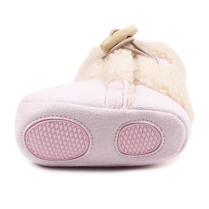 Babylane MR0652 Warm Winter Baby Shoes | Wholesale Toddler Buckle Footwear