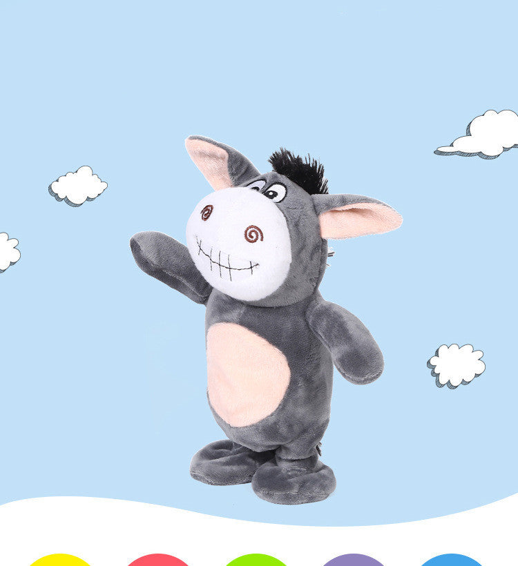 Baby Lane Talking Robot Donkey: Plush Toy that Walks, Sings, and Speaks!