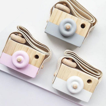 Baby Lane Cute Wooden Camera for Kids: Perfect for Imaginative Play