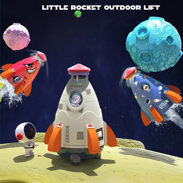 Baby Lane Space Rocket Sprinkler: Exciting Spinner Toy for Kids' Summer Fun