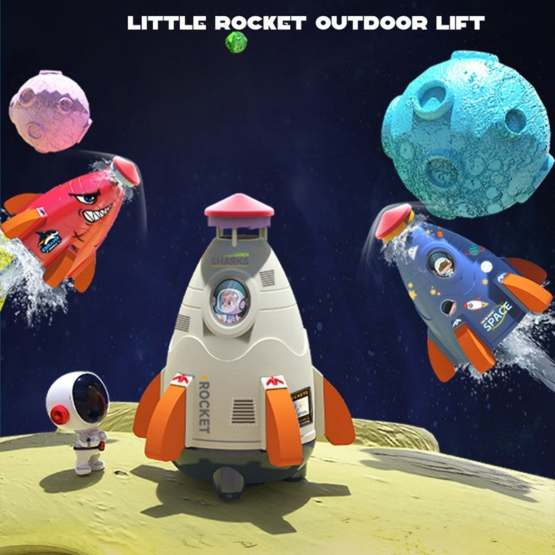 Baby Lane Space Rocket Sprinkler: Exciting Spinner Toy for Kids' Summer Fun