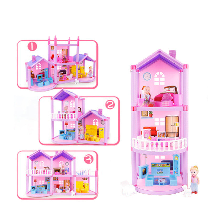 Baby Lane House Doll Villa: Fun DIY Assembled House for Kids