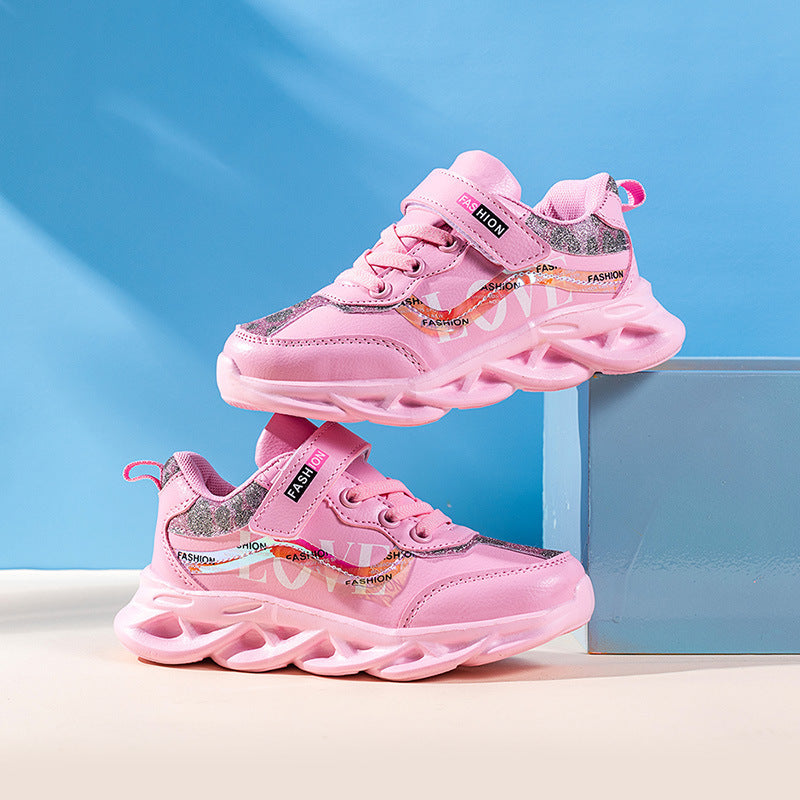 Baby Lane: Adorable Girls' Sports Shoes – Trendy Korean Style Design