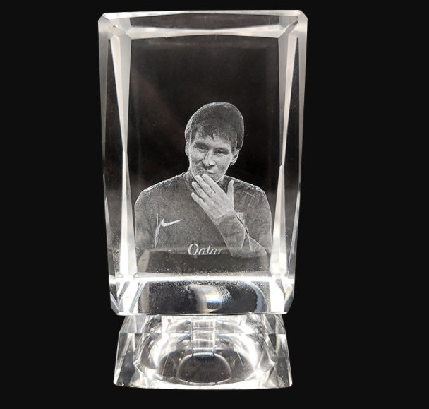 Babylane Custom 3D Laser Square Crystal Frame | Unique Love Glass Cube