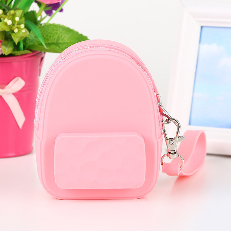 Baby Lane Fun Candy Color Silicone Backpack – Stylish Kids' Handbag!