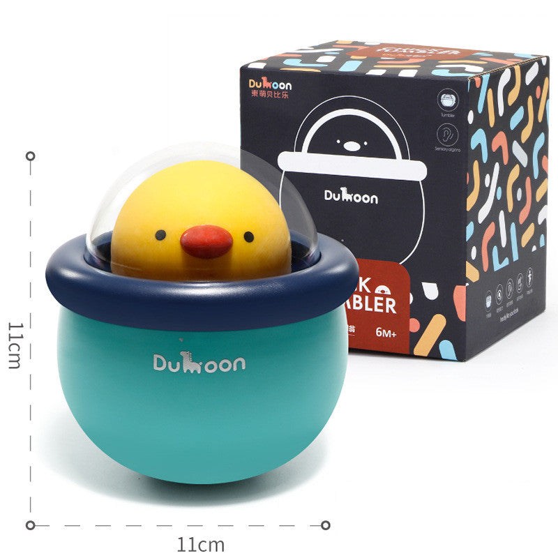 Baby Lane Little Cute Chicken Tumbler: Musical Bells Rattle for Infants!