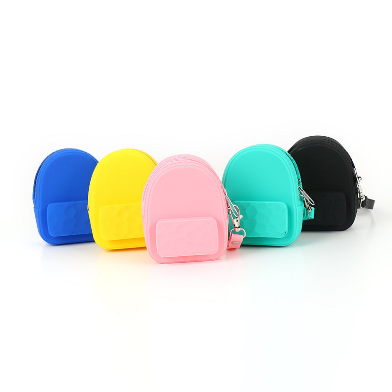 Baby Lane Fun Candy Color Silicone Backpack – Stylish Kids' Handbag!