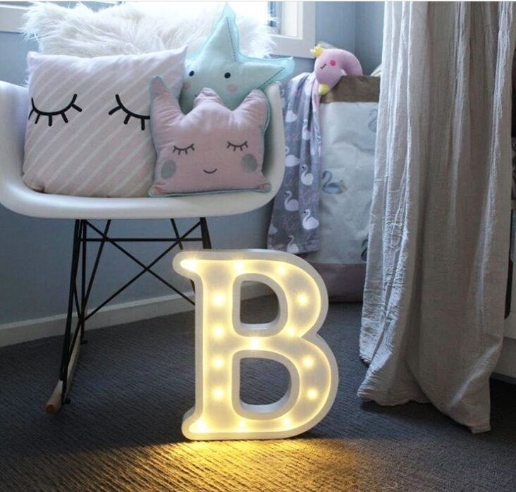 Baby Lane LED Alphabet Night Light: Enhance Your Home with Style!
