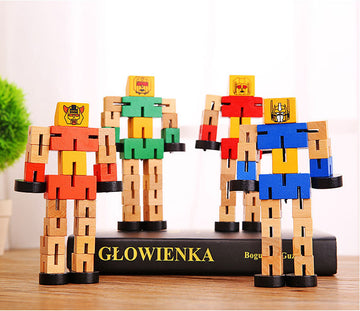 Baby Lane Wooden Robot Kits: DIY Toys for Imaginative Play