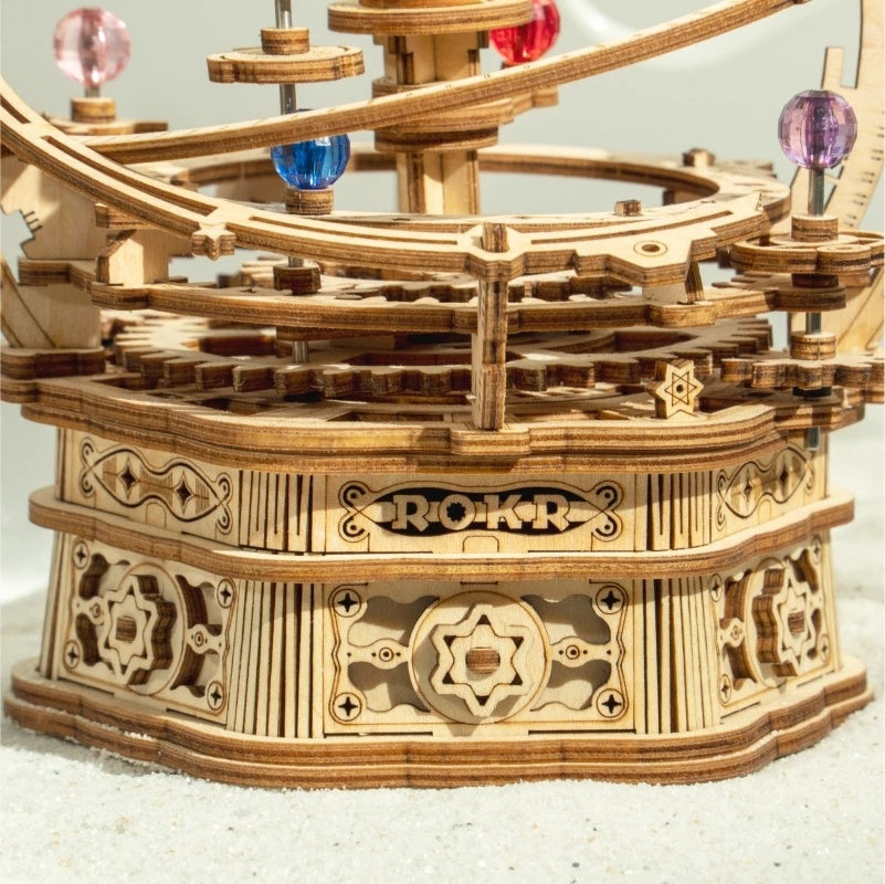 Baby Lane Robotime Rokr Music Box: 3D Wooden Puzzle Building Kit for Kids - AMK51