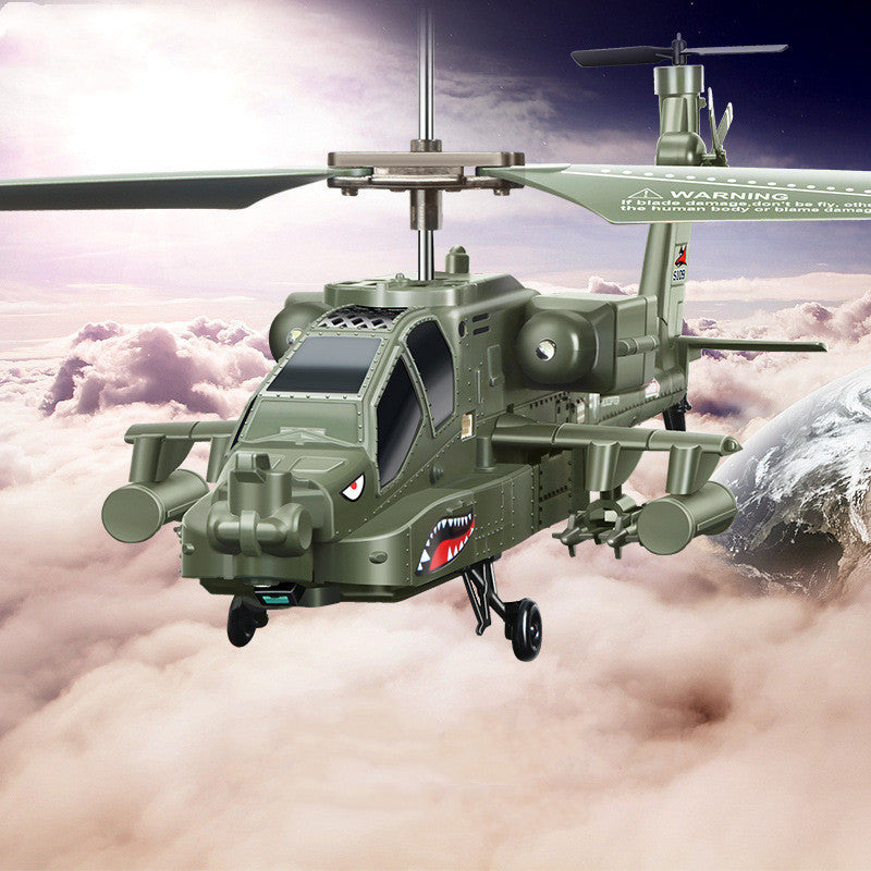 Baby Lane Fighter Anti-Fall Remote Control Helicopter – Apache Aircraft Toy