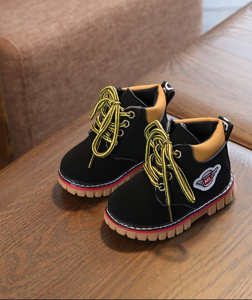 Baby Lane Plus Velvet Cotton Boots – Perfect for Boys and Girls in Winter!