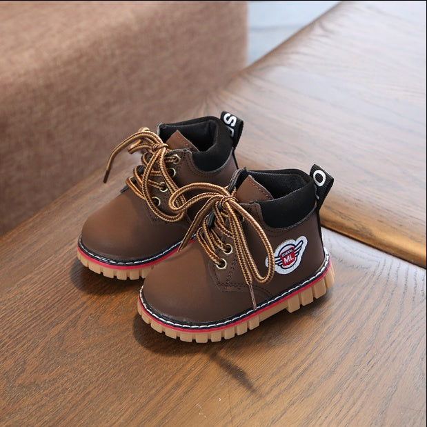 Baby Lane Plus Velvet Cotton Boots – Perfect for Boys and Girls in Winter!