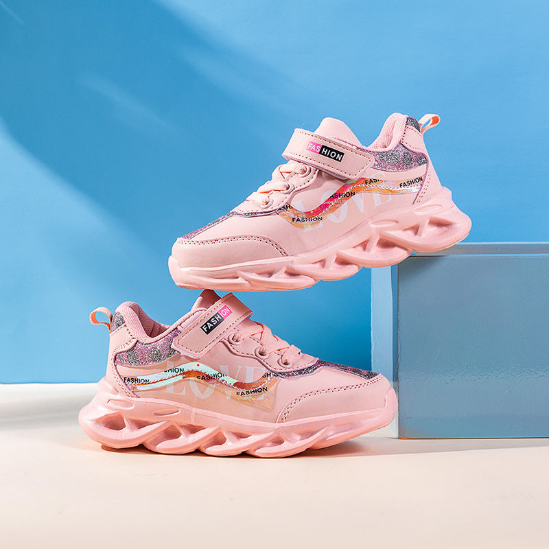 Baby Lane: Adorable Girls' Sports Shoes – Trendy Korean Style Design